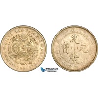 AJ205, China, Kiangnan, 20 Cents CD 1901, Silver, L&M 238, EF-AU