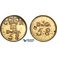 AJ358, Great Britain & Ireland, George III, Monetary Weight for 1 Guinea, Cf. W1922D (8.30g), EF