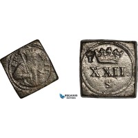 AJ373, England, James I, Monetary Weight for 1 Unite, 22 Shillings (9.56g) VF