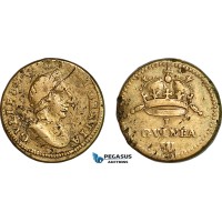 Aj642, England & Netherlands, William III, Monetary Weight for 1 Guinea, Cf. W1200 (8.33g), VF-