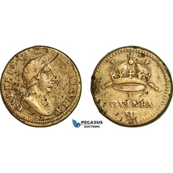 Aj642, England & Netherlands, William III, Monetary Weight for 1 Guinea, Cf. W1200 (8.33g), VF-