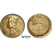 AJ654, Great Britain & Ireland, George II, Monetary Weight for 1 Guinea, Cf. W1417 (8.35g), EF-