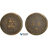 AJ655, Great Britain & Ireland, Victoria, 1842 Monetary Weight for 1 Guinea, Cf. W2256 (8.24g), VF-EF