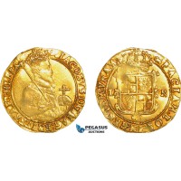 A9-224, England, James I, Second Coinage, Unite ND (1610-11), Tower Mint, Gold (9.93g), N-2084, S-2619, Lustrous, cleaned, EF