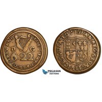 AJ912, Ireland & Portugal, George II, 1751 Monetary Weight for 1 Moidore (6D 22G), Cf. 2730A (10.56g), VF