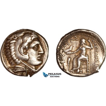 AK372, Greece, Kingdom of Macedon, Philip III Arrhidaios AR Tetradrachm (17.29g). Struck under Antipater, VF