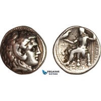 AK373, Greece, Seleukid Empire, Seleukos I Nikator, AR Tetradrachm (16.83g). Type of Alexander III of Macedon. Babylon Mint, (ca. 311-300 BC) Rare!