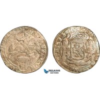 A10-355X, Netherlands, Gelderland, Ducaton (Silver Rider) 1670, Silver, (32.60g), Dav-4923, Old cabinet toning, EF