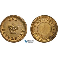 AK927, Great Britain, Victoria, Monetary Weight for 1 Sovereign (7.94g), EF