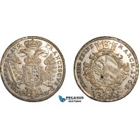 AK953, Germany, Nuremberg, 30 Kreuzer 1765 SR, Silver, Cleaned, XF