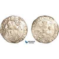 AK961, Netherlands, Holland, Lion Daalder (Taler) 1649, Silver, Scratched, AU