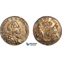 AL008, Sweden, Frederick I, 1 Riksdaler 1741 HM, Stockholm Mint, Silver (29.67g) Altered surface, Toned VF-XF