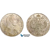 AL725, Austria, Maria Theresia, Taler 1780 SF, Venice Mint, Silver (27.94g) Minor scratches, deposits, AU