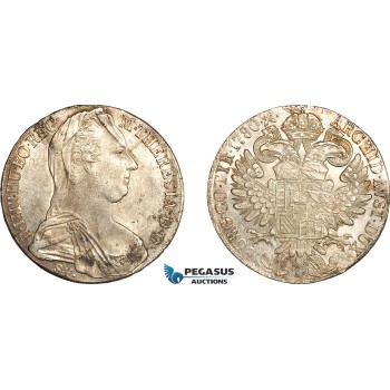 AL726, Austria, Maria Theresia, Taler 1780 SF, Venice Mint, Silver (28.02g) AU AL726, Austria, Maria Theresia, Taler 1780 SF, Venice Mint, Silver (28.02g) AU