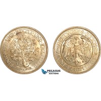 AL742, Germany, Weimar Republic, 5 Reichsmark 1927 A, Berlin Mint, Silver, Lightly cleaned, UNC
