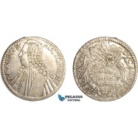 AL747, Croatia, Ragusa, Dubrovnik City, Taler 1771, Silver (28.5g) Cleaned, XF