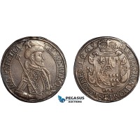 AL791, Transylvania, Georg Rakoczi II, Taler 1649­ NB, Nagybanya (Baia Mare) Mint, Silver (28.77g) Dav. 4743, Repaired, Toned, VF-XF, Rare!