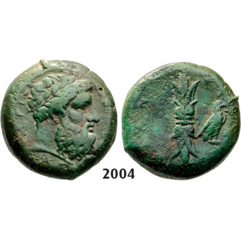 05.05.2013, Auction 2/ 2004. Ancient Greek, Syracuse, Hemilitron (Struck 344-­336 BC) Bronze (13.01g)