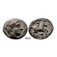 05.05.2013, Auction 2/ 2012. Ancient Greek, Macedonia – Macedonian Kingdom, Fifth-­Stater, Amphipolis (Struck 323-­315 BC) Silver (2.52g)
