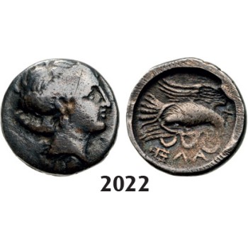 05.05.2013, Auction 2/ 2022. Ancient Greek, Euboia, Chalkis Drachm (Struck 340-­294 BC) Silver (2.98g)