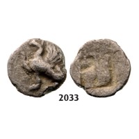 05.05.2013, Auction 2/2033. Ancient Greek, Ionia, Klazomenai, Diobol (Struck 499-­494 BC) Silver (0.41g)