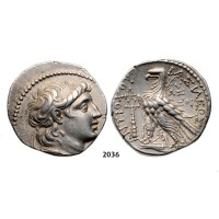 05.05.2013, Auction 2/2036. Ancient Greek, Seleukid Kings Of Syria, Antiochos VII Eurgetes (Sidetes) 138­-129 BC, Tetradrachm (Struck 136 AD) Tyre, Silver (14.23g)