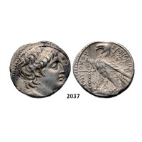 05.05.2013, Auction 2/2037. Ancient Greek, Seleukid Kings Of Syria, Antiochos VII Eurgetes (Sidetes) 138­-129 BC,Tetradrachm (Struck 136 AD) Tyre, Silver (14.14g)