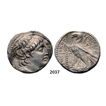 05.05.2013, Auction 2/2037. Ancient Greek, Seleukid Kings Of Syria, Antiochos VII Eurgetes (Sidetes) 138­-129 BC,Tetradrachm (Struck 136 AD) Tyre, Silver (14.14g)