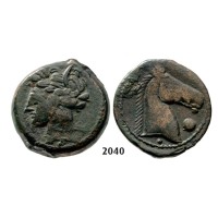 05.05.2013, Auction 2/2040. Ancient Greek, North Africa, Carthago, Æ (Struck 3rd cent. BC) Bronze (5.17g)