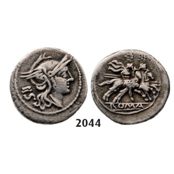 05.05.2013, Auction 2/2044. Roman Republic, Anonymous (211-­210 BC) Quinarius, Apulia, Silver (1.03g)