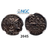 05.05.2013, Auction 2/2045. Roman Republic, P. Cornelius Sulla (151 BC) Denarius, Rome, Silver (3.79g), NGC Ch XF