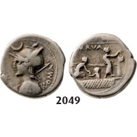 05.05.2013, Auction 2/2049. Roman Republic, P. Licinius Nerva (113-­112 BC) Denarius, Rome, Silver (3.81g)
