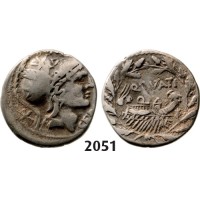 05.05.2013, Auction 2/2051. Roman Republic, Q. Lutatius Cerco (109-­108 BC) Denarius, Rome, Silver (3.90g)