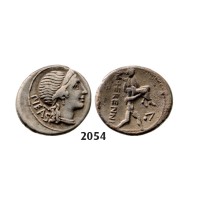 05.05.2013, Auction 2/2054. Roman Republic, M. Herennius (108-­107 BC) Denarius, Rome, Silver (3.90g)