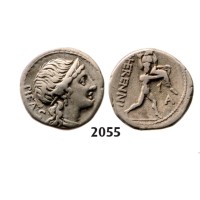 05.05.2013, Auction 2/2055. Roman Republic, M. Herennius (108-­107 BC) Denarius, Rome, Silver (3.81g)