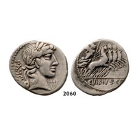 05.05.2013, Auction 2/2060. Roman Republic, C. Vibius C.f. Pansa (90 BC) Denarius, Rome, Silver (3.71g)