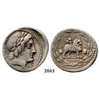 05.05.2013, Auction 2/2063. Roman Republic, Mn. Fonteius C.f (85 BC) Denarius, Rome, Silver (4.00g)