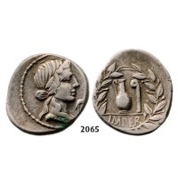 05.05.2013, Auction 2/2065. Roman Republic, Q. Caecilius Metellus Pius (81 BC) Denarius, Uncertain mint, Silver (3.64g)