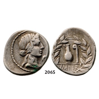 05.05.2013, Auction 2/2065. Roman Republic, Q. Caecilius Metellus Pius (81 BC) Denarius, Uncertain mint, Silver (3.64g)