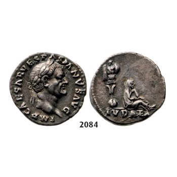 05.05.2013, Auction 2/2084. Roman Empire, Vespasian, 69-­79 AD, Denarius (Struck 69­71 AD) Rome, Silver (2.51g)