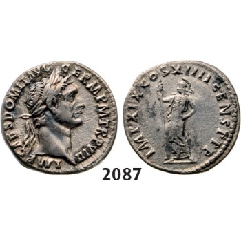 05.05.2013, Auction 2/2087. Roman Empire, Domitian, 81­-96 AD, Denarius (Struck 88­-89 AD) Rome, Silver (3.57g)