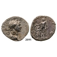 05.05.2013, Auction 2/2091. Roman Empire, Trajan, 103-­111 AD, Denarius (Struck 114-­117 AD) Rome, Silver (3.27g)