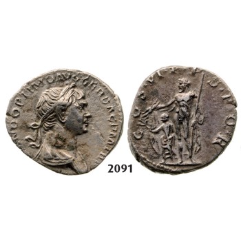 05.05.2013, Auction 2/2091. Roman Empire, Trajan, 103-­111 AD, Denarius (Struck 114-­117 AD) Rome, Silver (3.27g)