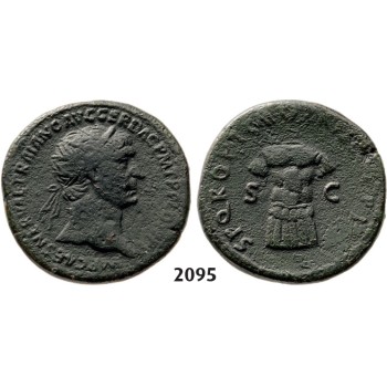 05.05.2013, Auction 2/2095. Roman Empire, Trajan, 103-­111 AD, Æ Dupondius, Rome, Bronze (13.34g)