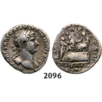 05.05.2013, Auction 2/2096. Roman Empire, Hadrian, 98-­138 AD, Denarius (Struck 118­-120 AD) Rome, Silver (2.62g)