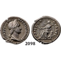 05.05.2013, Auction 2/2098. Roman Empire, Sabina, wife of Hadrian, 128-­136 AD, Denarius (Struck 128-­129 AD) Rome, Silver (3.25g)