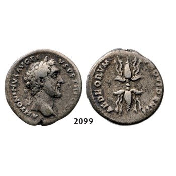05.05.2013, Auction 2/2099. Roman Empire, Antoninus Pius, 138-­161 AD, Denarius (Struck 142 AD) Rome, Silver (3.60g)