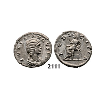 05.05.2013, Auction 2/2111. Roman Empire, Julia Domna, wife of Severus, 193-­217 AD, Denarius, Rome, Silver (3.06g)