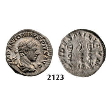 05.05.2013, Auction 2/2123. Roman Empire, Elagabal, 218-­222 AD, Denarius (Struck 222 AD) Rome, Silver (3.65g)