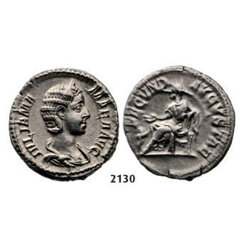 05.05.2013, Auction 2/2130. Roman Empire, Julia Mamaea, 222-­235 AD, Denarius (Struck 222 AD) Rome, Silver (3.12g)